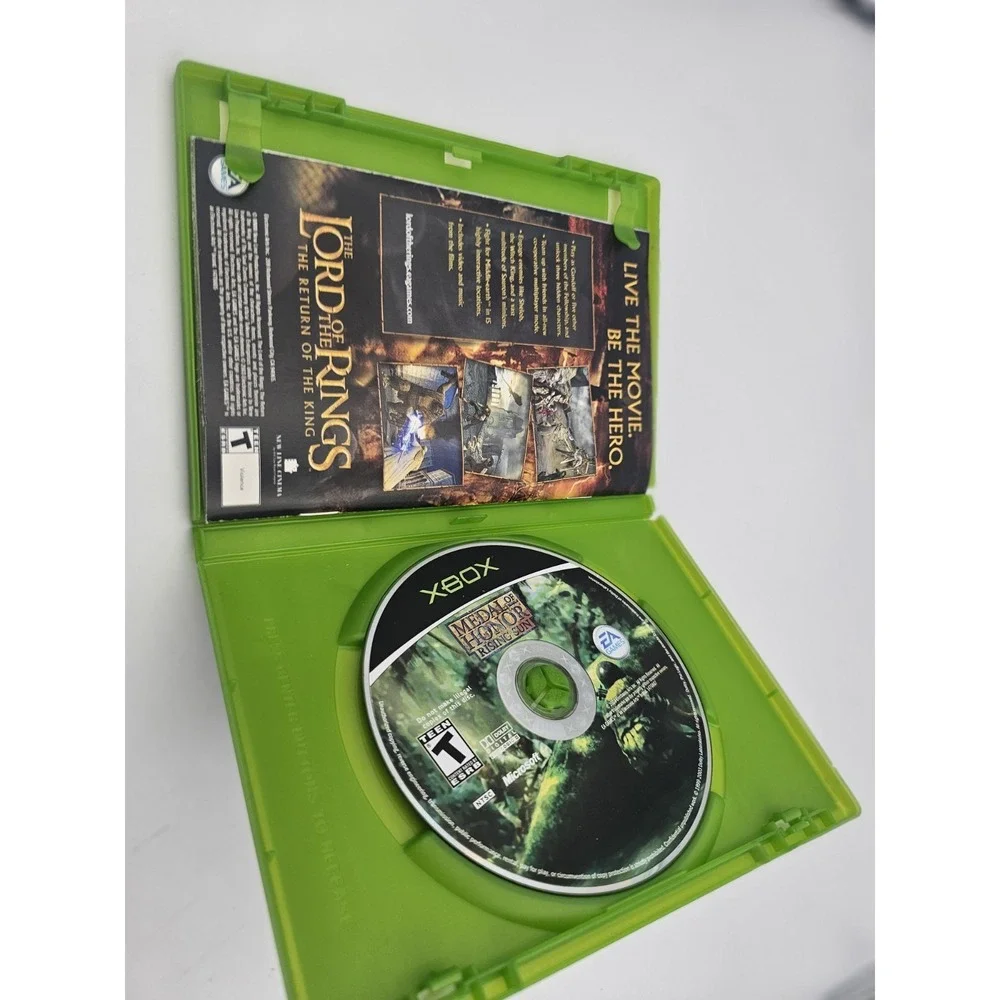 Medal of Honor Rising Sun Microsoft Xbox 2003 Shooter Video Game NTSC-U/C